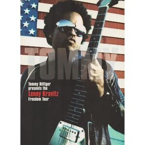 Vintage 1999 Lenny Kravitz Tommy Hilfiger Freedom Tour Print Ad 1990s Pop Music